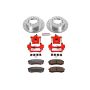 PowerStop KC2405-36 Z36 Truck and SUV Ceramic Brake Pad, Drilled & Slotted Rotor, and Caliper Kit