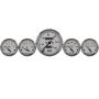 AutoMeter 1901 GAUGE KIT, 5 PC., 3 1/8