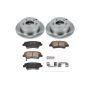 PowerStop KOE5395 OE Stock Replacement Low-Dust Ceramic Brake Pad and Rotor Kit