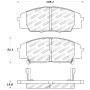 Stoptech 309.08290 Performance 00-09 S2000/06+ Civic Si/02-06 RSX-S (non base) Front Brake Pads