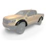 Bushwacker 2019 Ford Ranger Extended Cab Extend-A-Fender Style Flares 4pc - Black