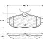Stoptech 305.10820 Street Select Brake Pads - Front/Rear