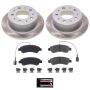PowerStop SC7310 Semi-Coated Rotor and Low-Dust Ceramic Brake Pad Kit