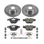 PowerStop K7026 Z23 Daily Driver Carbon-Fiber Ceramic Brake Pad and Drilled & Slotted Rotor Kit