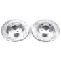 PowerStop JBR741XPR PowerStop Evolution Performance Drilled, Slotted & Plated Brake Rotor Pair