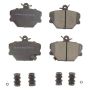 PowerStop 17-1252 PowerStop - Z17 Low-Dust Ceramic Brake Pads with Hardware