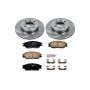 PowerStop KOE4909 OE Stock Replacement Low-Dust Ceramic Brake Pad and Rotor Kit