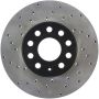 Stoptech 128.33110R 05-10 VW Jetta (Exc Wagon) / 09-10 Jetta Wagon / 07-10 Rabbit Drilled Right Front Rotor
