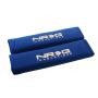 NRG Seat Belt Pads 2.7in. W x 11in. L (Blue) Short - 2pc