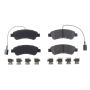 PowerStop 17-1490 PowerStop - Z17 Low-Dust Ceramic Brake Pads with Hardware