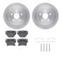 Dynamic Friction 6512-76407 Rotor Kit