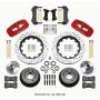 Wilwood 140-15053-DR AERO6 Front Hub Kit 15.00 Drilled Red 67-69 Camaro 64-72 Nova Chevelle