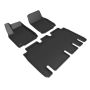 3D MAXpider 22-23 Tesla Model X Full Set Floormats - Black