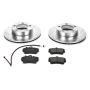 PowerStop K850 Z23 Daily Driver Carbon-Fiber Ceramic Brake Pad and Drilled & Slotted Rotor Kit