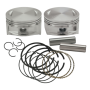 S&S Cycle 92-1412 84-99 BT 4in x 4-1/2in Piston Set - .020in