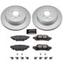 PowerStop CRK6928 Genuine Geomet Coated Rotor and Low-Dust Ceramic Brake Pad Kit