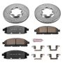 PowerStop K1175-36 Z36 Truck and SUV Carbon-Fiber Ceramic Brake Pad and Drilled & Slotted Rotor Kit
