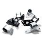 Innovative 96-00 Civic K-Series Silver Aluminum Mounts 85A Bushings (EG/DC Subframe)