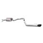 Corsa Performance 14573BLK 3.0in. Cat-Back Single Rear Exit with Single 4.0in. Black PVD Pro-Series Tip