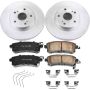 PowerStop CRK7356 Genuine Geomet Coated Rotor and Low-Dust Ceramic Brake Pad Kit