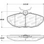 Stoptech 308.09440 Street Brake Pads