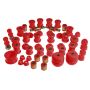 Prothane 8-2004 90-93 Acura Integra Total Kit - Red