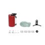 Mishimoto Large Aluminum Oil Catch Can - Wrinkle Red