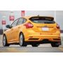 Rally Armor 12-19 Ford Focus / ST 16-19 Ford Focus RS UR Black Mud Flap w/ Tangerine Scream Logo