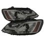 SPYDER 5073655 Projector Headlights - Light Tube - DRL - Smoke