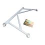 Whiteline KSB726 05+ Ford Mustang 8cyl (Shelby GT / GT500) Front Lower Control Arm Brace to Swaybar