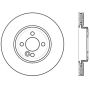 Stoptech 128.34101L Drilled Sport Brake Rotor