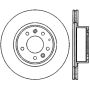 StopTech Sport Slotted (CRYO) 93-95 Mazda RX-7 Front Right Slotted Rotor