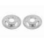 PowerStop JBR1712XPR PowerStop Evolution Performance Drilled, Slotted & Plated Brake Rotor Pair
