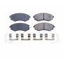 PowerStop 17-449 PowerStop - Z17 Low-Dust Ceramic Brake Pads with Hardware