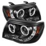 SPYDER 5030283 Projector Headlights - CCFL Halo - Black