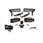 Diode Dynamics DD6094 18-21 Jeep JL Wrangler/Gladiator SS6 Cowl LED Bracket Kit - Amber Driving
