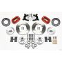 Wilwood 140-11022-R Forged Dynalite Front Kit 11.00in Red 62-72 CDP A Body - 9in Drum
