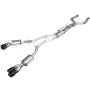 AWE Tuning 3015-43625 2020+ Ford Explorer ST Touring Edition Exhaust w/ Diamond Black Tips