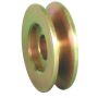 POWERMASTER PWM111 Pulley 1-V Yellow Zinc 2-3/8in OD