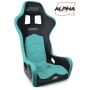 PRP Seats SHRDYA3901-03 PRP Shreddy Alpha Composite Seat- Teal / Black