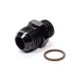 FRAGOLA FRG495108-BL #12 x 7/8-14 (#10)Radius O-Ring Fitting Black