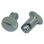Moroso 71294 Quick Fastener - Flush Head - 5/16in x .500in - Steel - 10 Pack