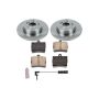 PowerStop KOE6697 OE Stock Replacement Low-Dust Ceramic Brake Pad and Rotor Kit