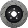 Stoptech 128.44146R Drilled Sport Brake Rotor