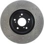 Stoptech 128.40062L 04-08 Acura TL/TL-S Brembo Drilled Left Front Rotor