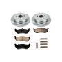 PowerStop KOE2984 OE Stock Replacement Low-Dust Ceramic Brake Pad and Rotor Kit