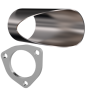 QTP 10301 3in Weld-On QTEC DIY Cutout Pipe
