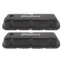 EDELBROCK EDE4603 Valve Cover Kit SBF Signature Series Black