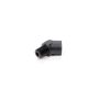 Fragola 1/8 Pipe 45 Degree Male/Female - Black