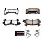 PowerStop Z36-154 PowerStop - Z36 Truck and SUV Carbon-Fiber Ceramic Brake Pads with Hardware Kit